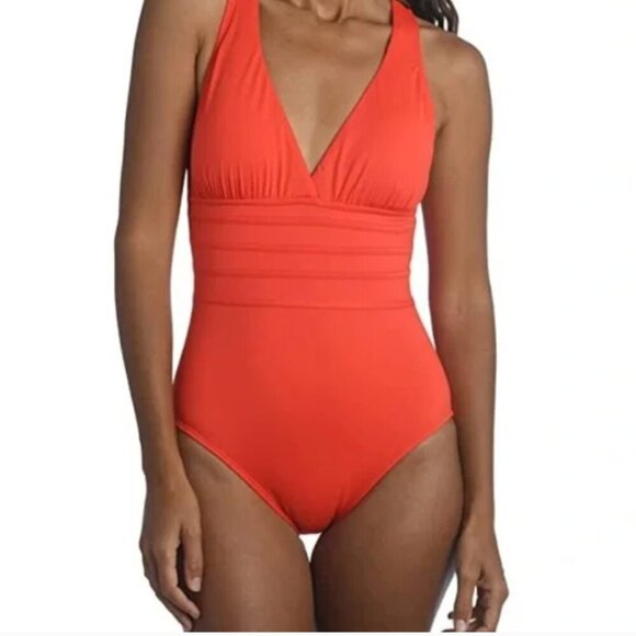 La Blanca Island Goddess Tummy-Control Strappy One-Piece Swimsuit - Picture 2 of 15